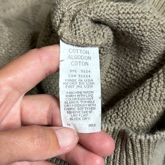 Vintage Shenandoah Crew Knit Brown Sweater Size Large - Picture 9 of 9